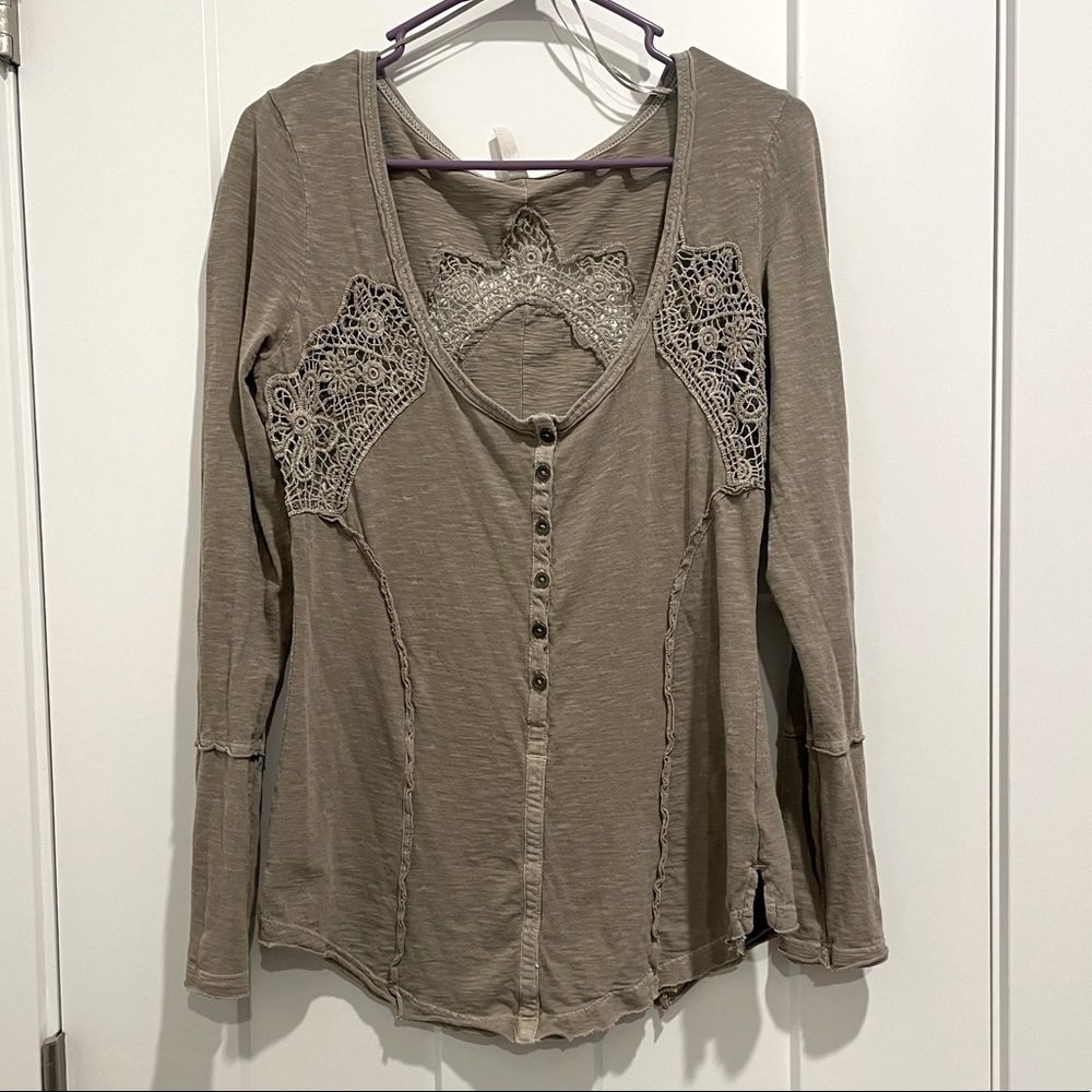 Free People Long Sleeve Knitted